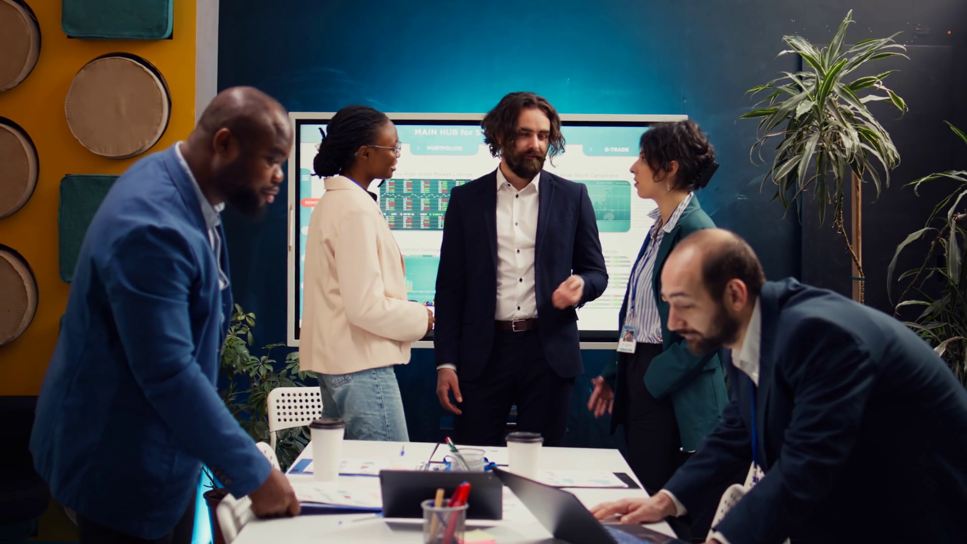 Employees Addressing Team Leader About Stock Footage SBV-348959333 ...