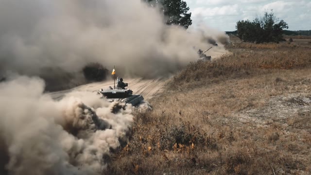 Aerial Battlefield Stock Footage: Royalty-Free Video Clips - Storyblocks