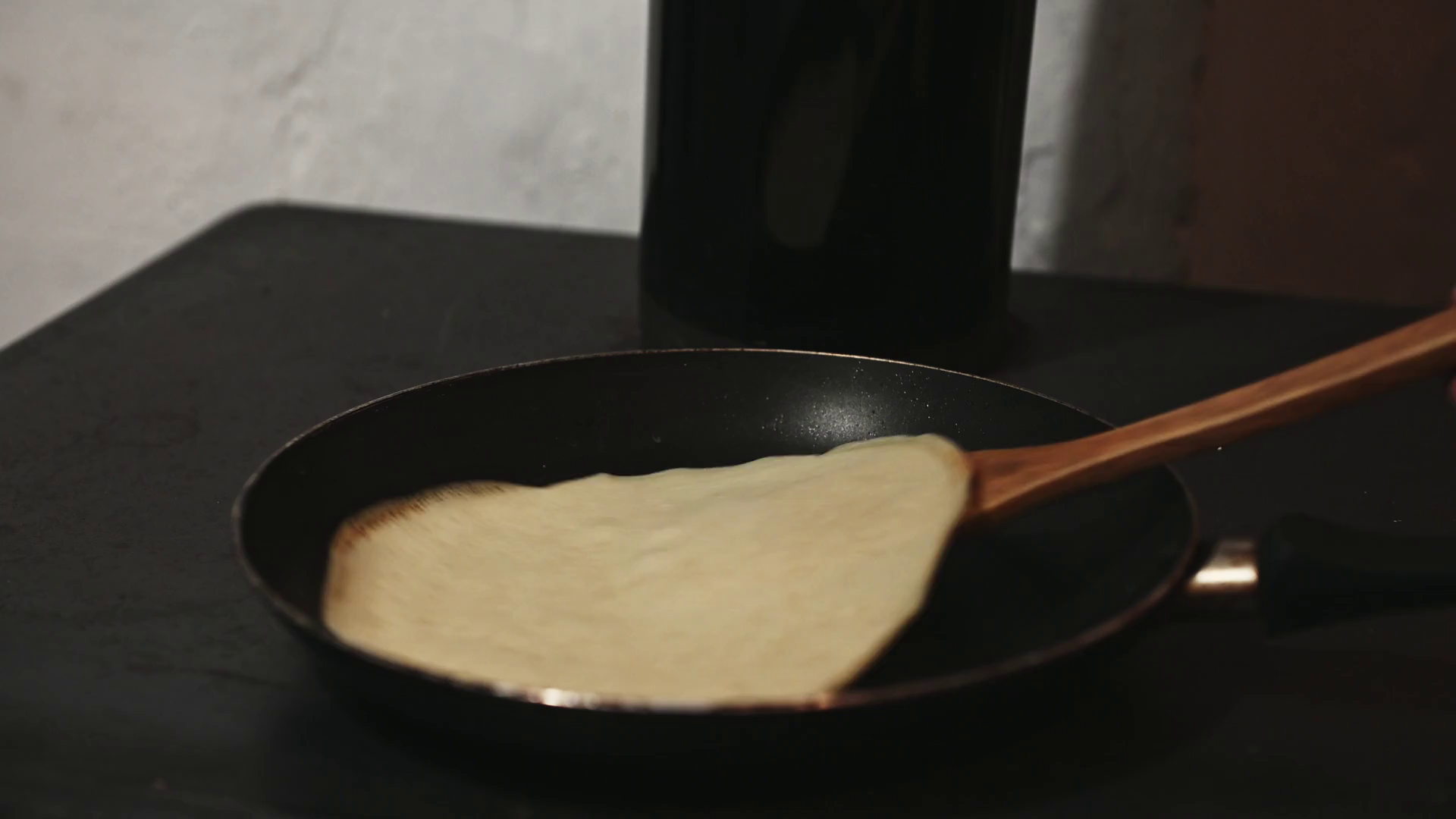 Close Up Video Of Flipping Pancakes Stock Footage SBV-348865746 ...