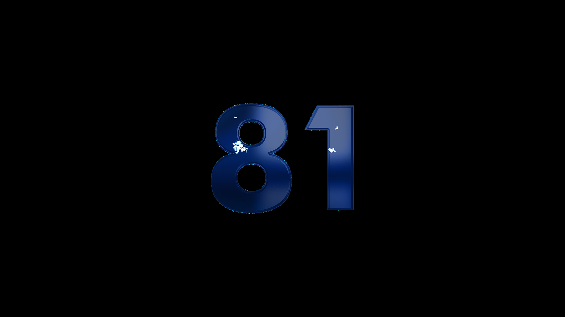 Frozen Number 81 Ice Number Frozen Number Stock Footage SBV-353901912 ...
