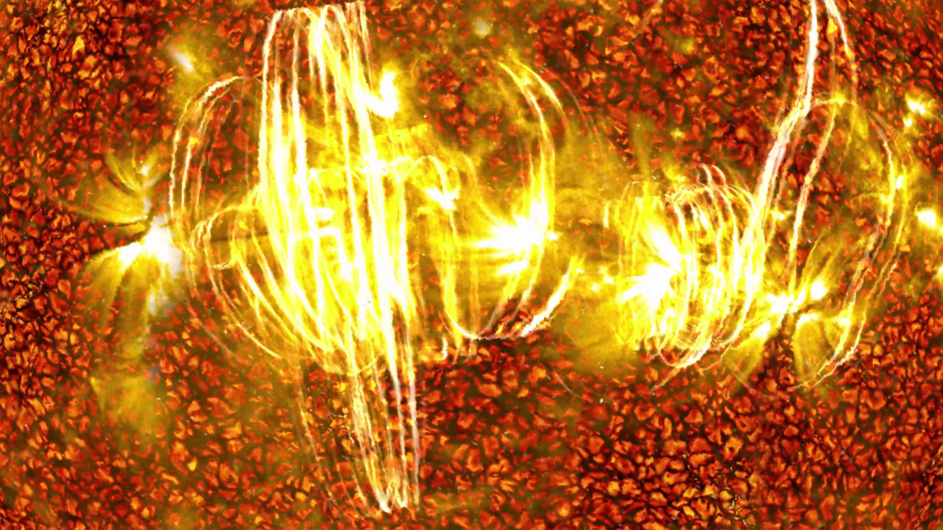Extreme Close-up On Surface Of Sun Revealing Stock Footage SBV ...