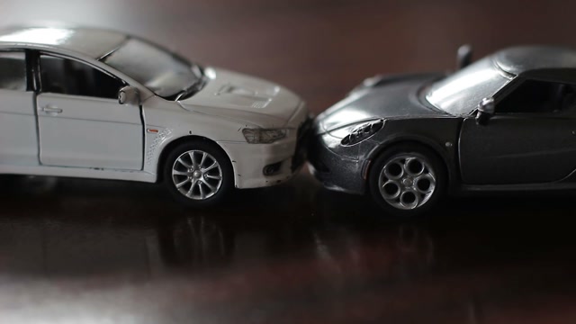 Two Cars Collide With Each Other Stock Footage: Royalty-Free Video ...