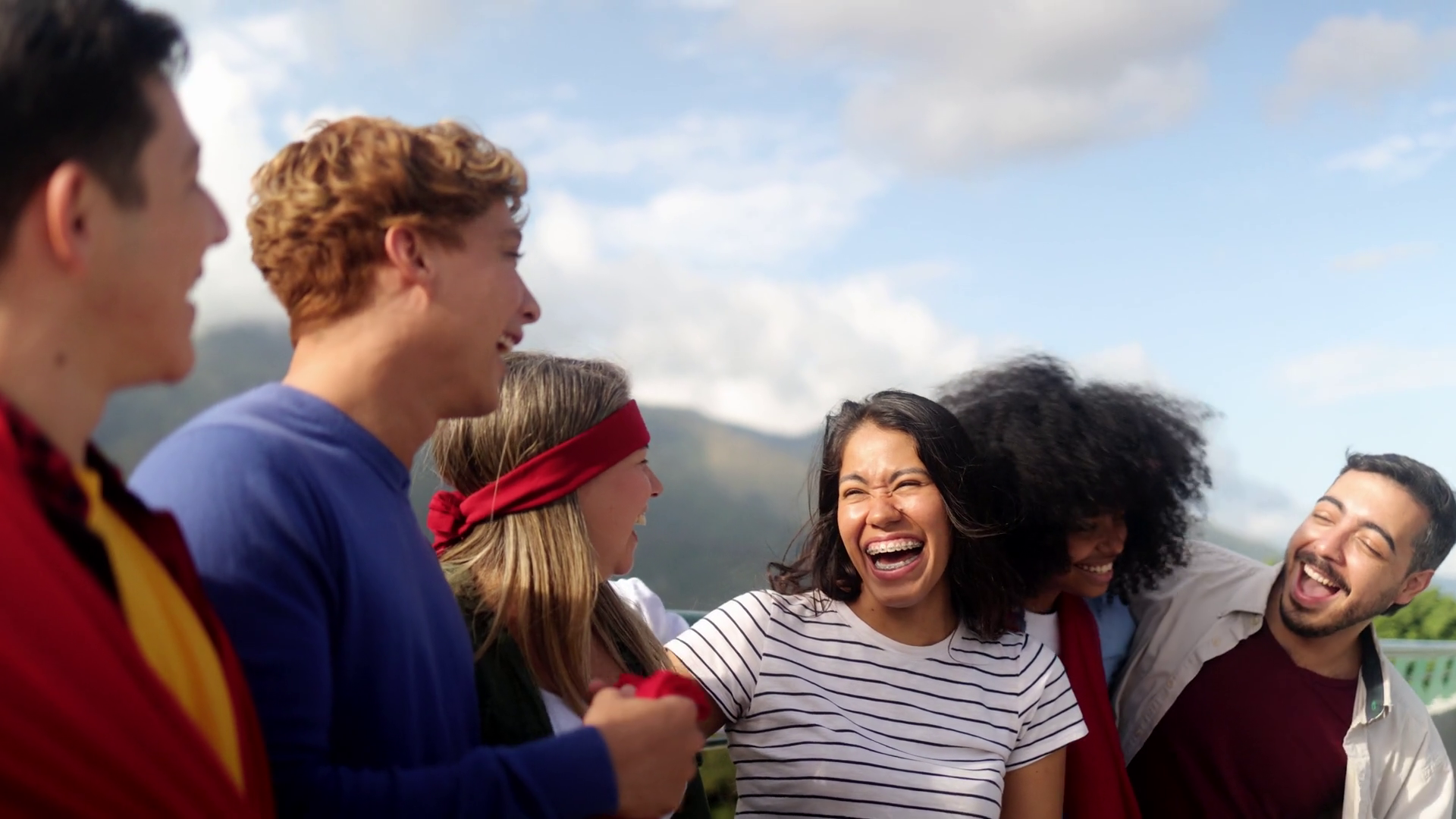 Group Of Soccer Fans Hugging Cheering In Stock Footage SBV-352513073 ...