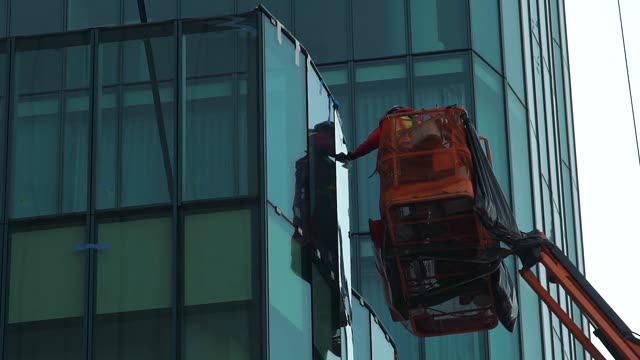 Window Cleaner Stock Footage: Royalty-Free Video Clips - Storyblocks