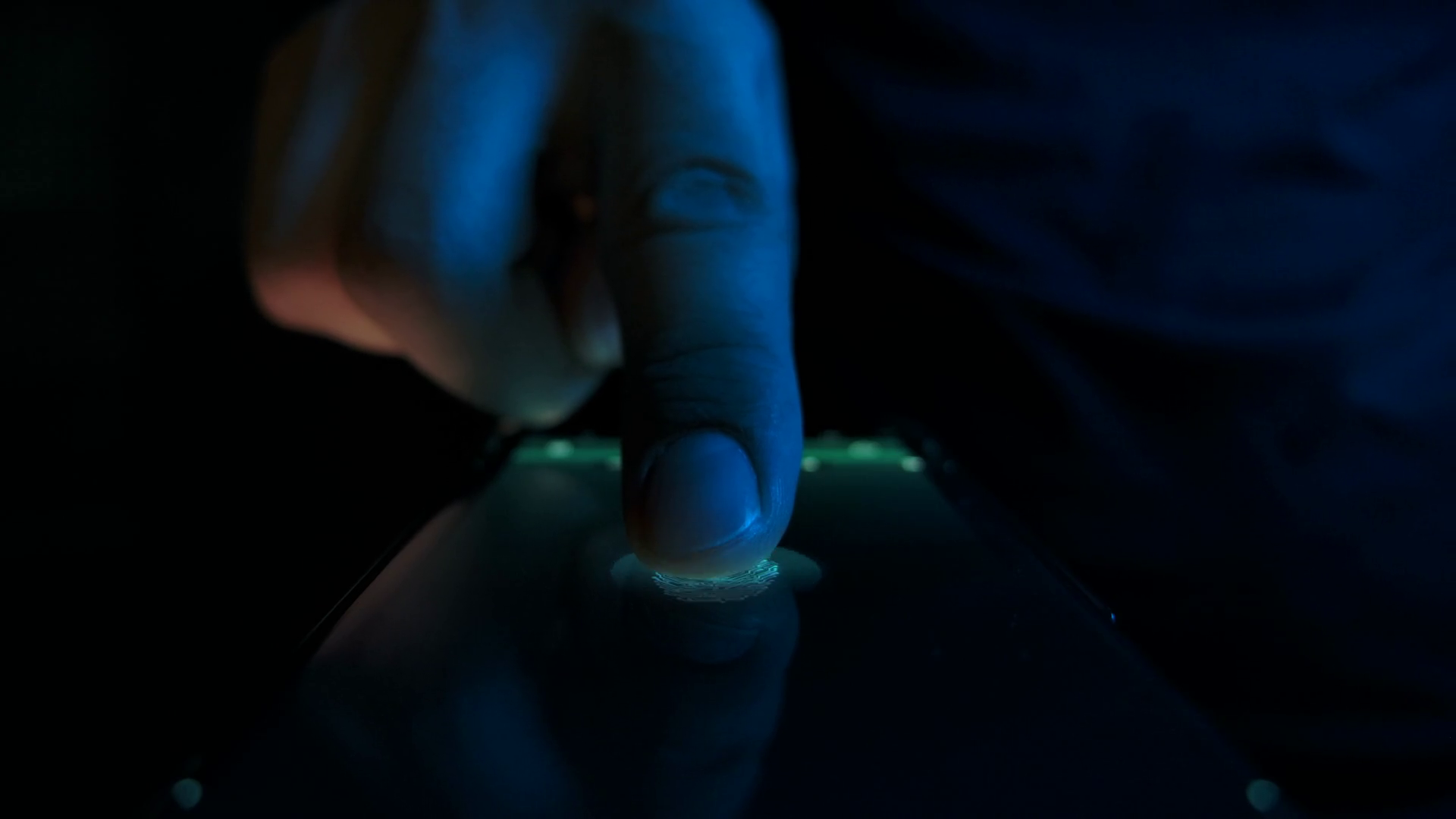 Person Activate Id In Fingerprint Scanning Stock Footage SBV-348721563 ...