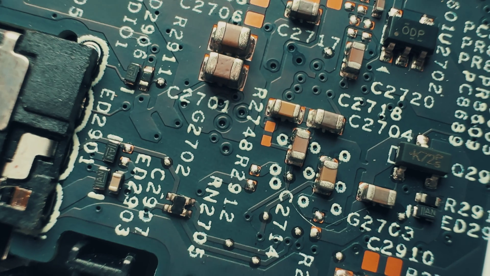 A Close-up Shot Of Components Connections On Stock Footage SBV ...
