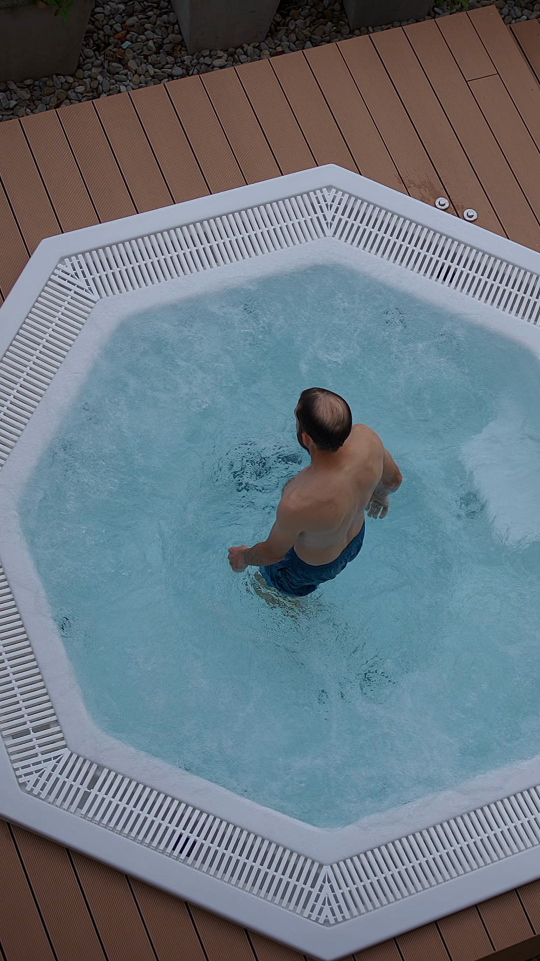 Enjoy Relaxing Invigorating Hot Tub Stock Footage SBV-353481299 ...