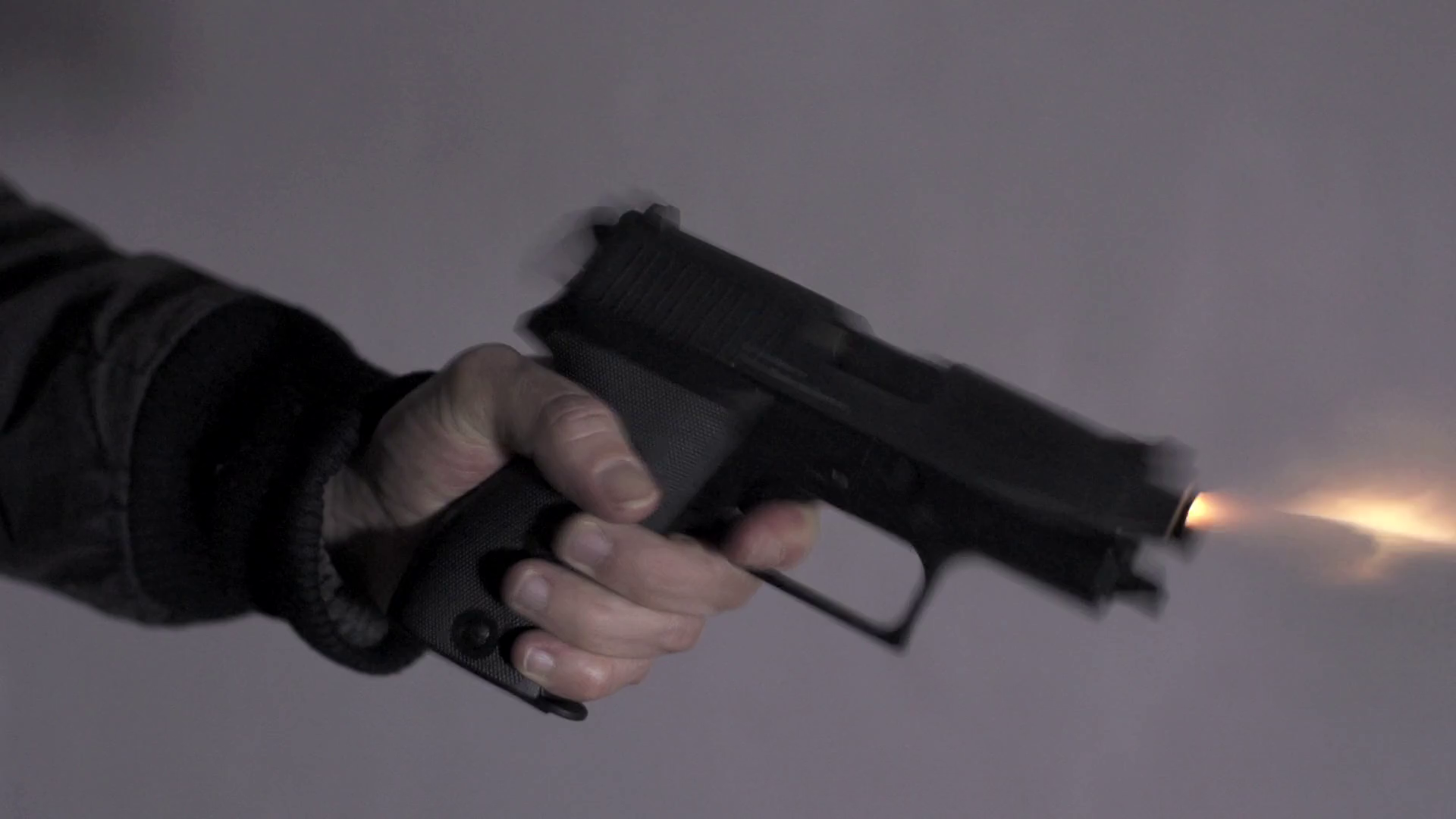 Gun Shooting In Slow Motion Stock Footage SBV-307931777 - Storyblocks