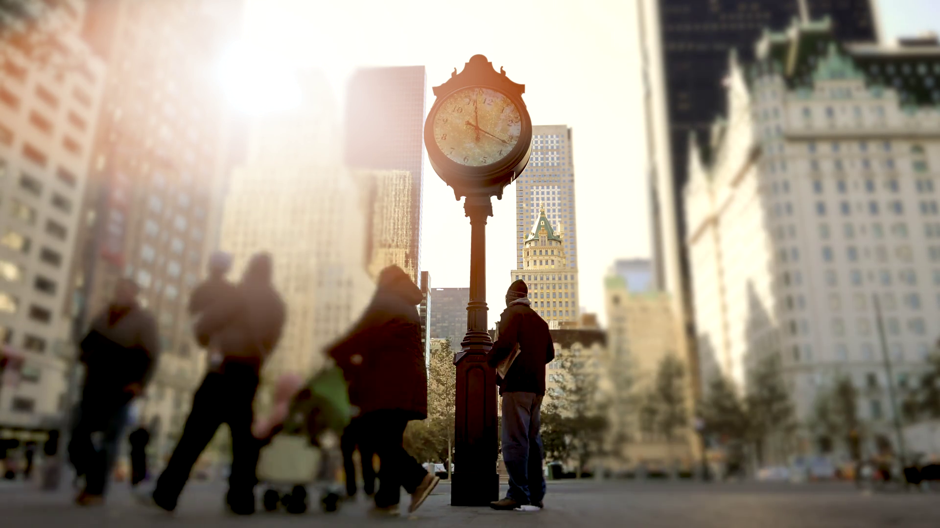 Time Lapse Of People Walking In City Streets Stock Footage SBV ...