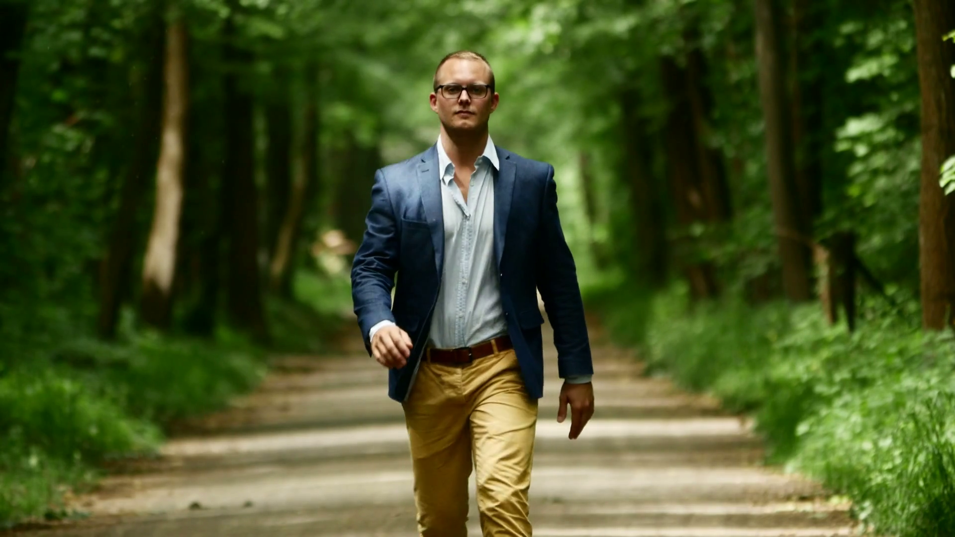 Male Person Walking Over Stone Rocks Stock Footage SBV-348455533 ...