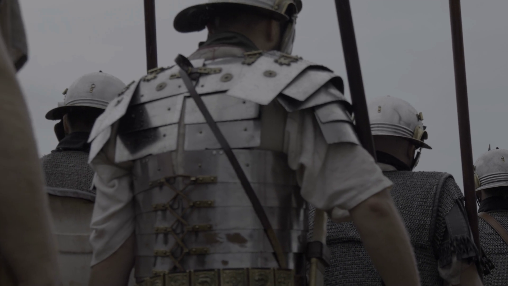 Men In Costumes Marching To War Soldiers On Stock Footage SBV-348575909 ...