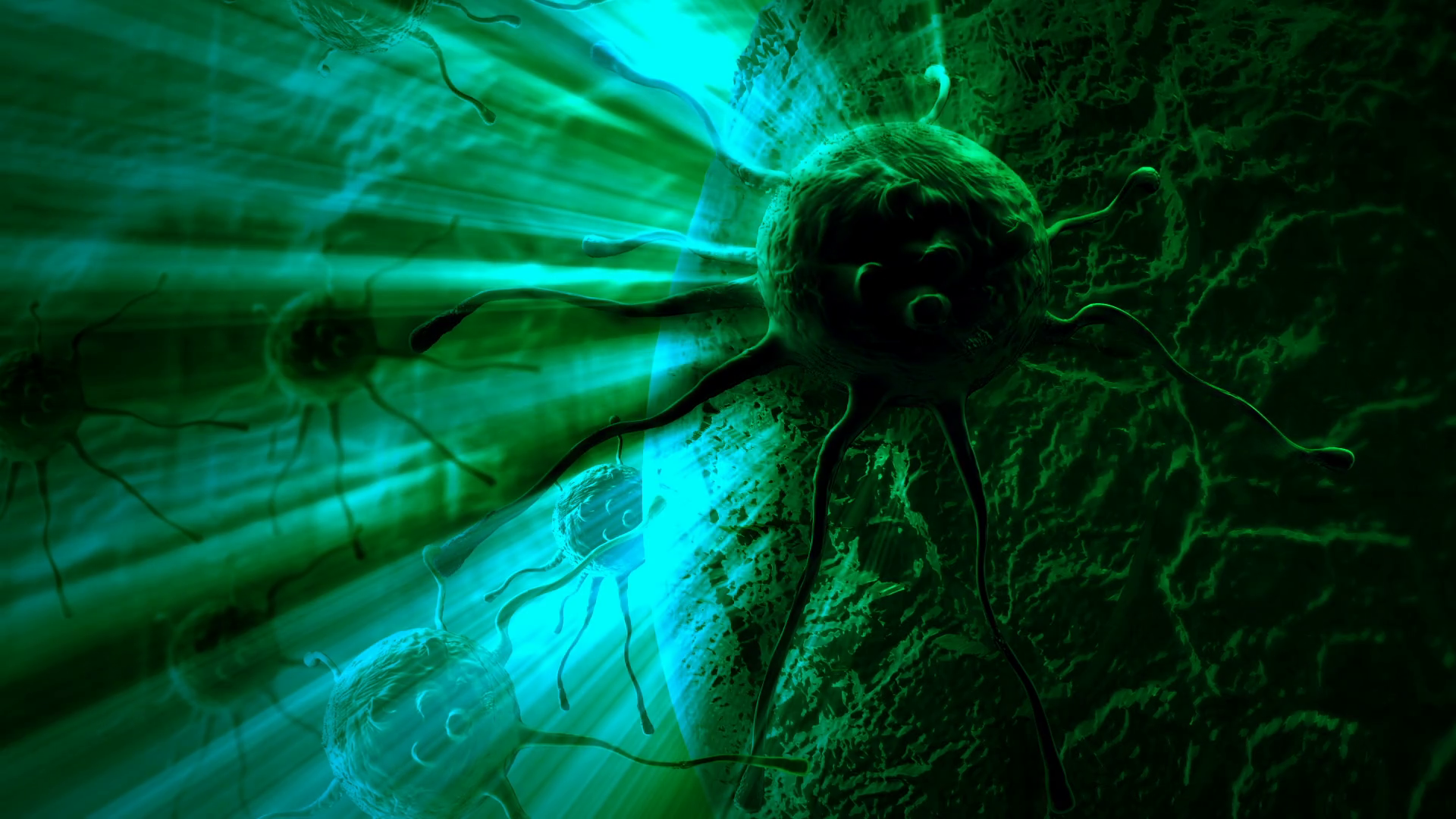 Animation Of Damaged Disintegrating Cancer Stock Motion Graphics SBV ...