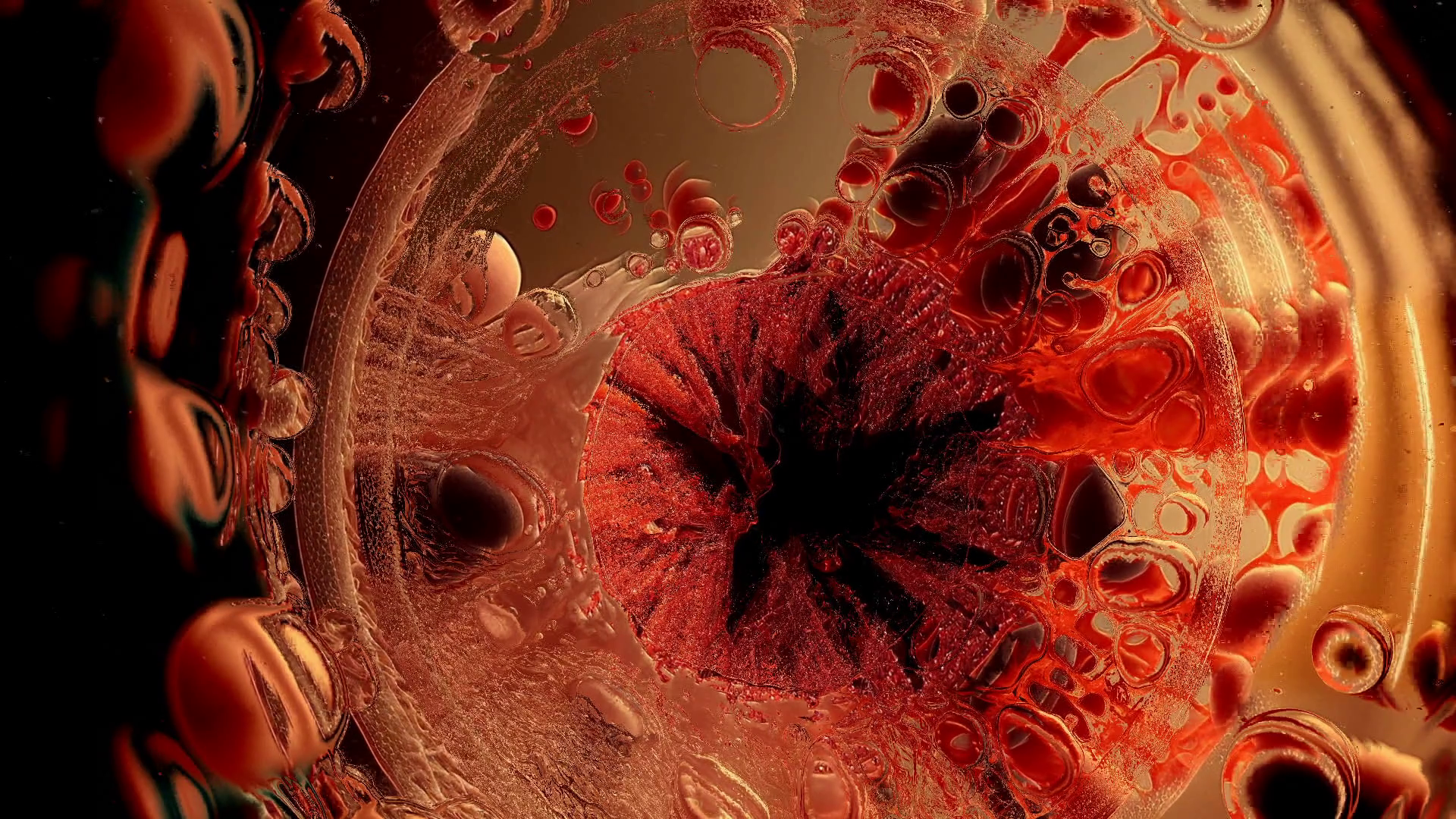 Animation Of Damaged Disintegrating Cancer Stock Motion Graphics SBV ...