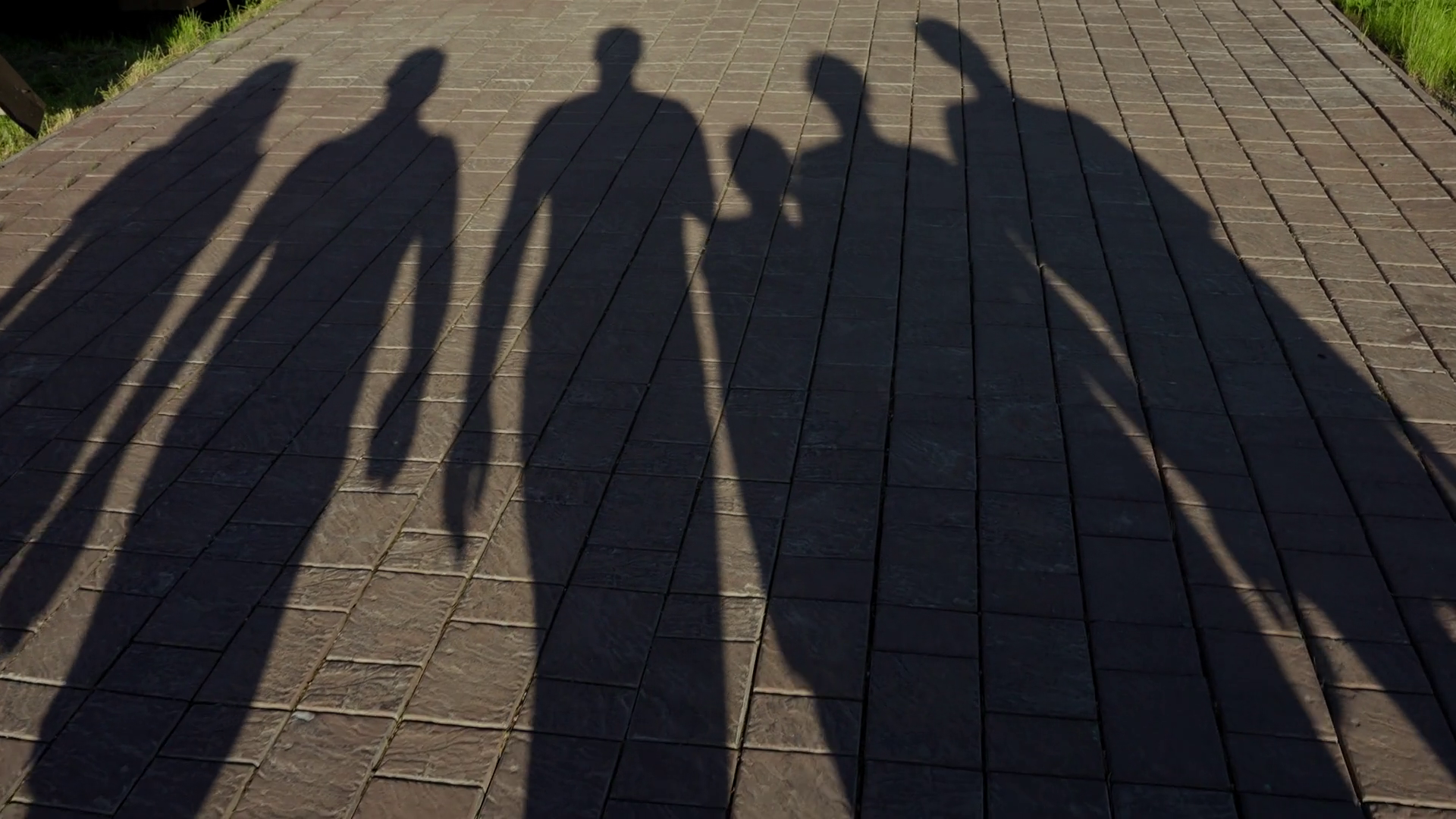 Shadows Of People Walking Video Footage Of Stock Footage SBV-349165906 ...