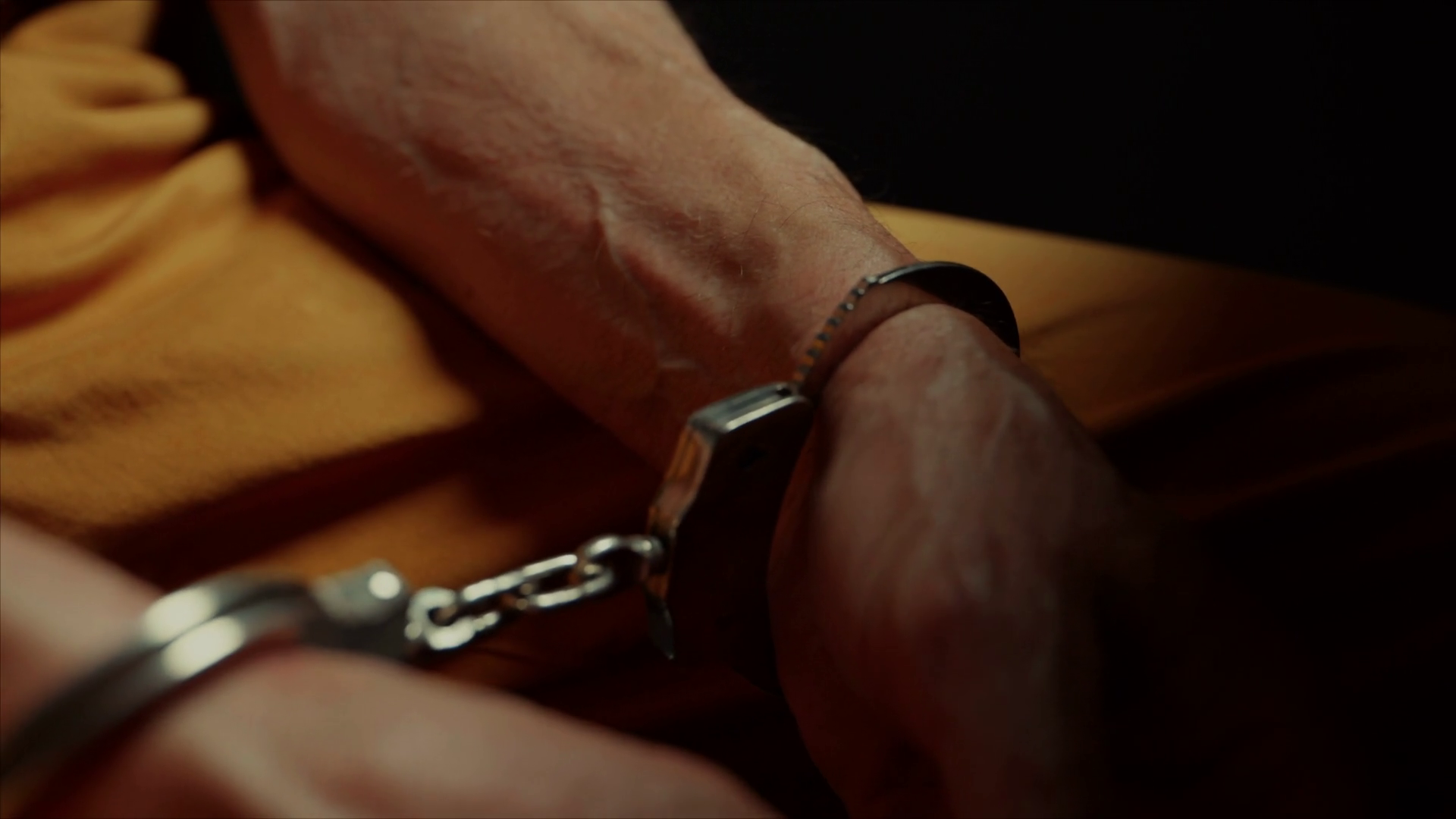 Ecu Of Inmate's Hands In Handcuffs Full Hd Stock Footage SBV-352492852 ...