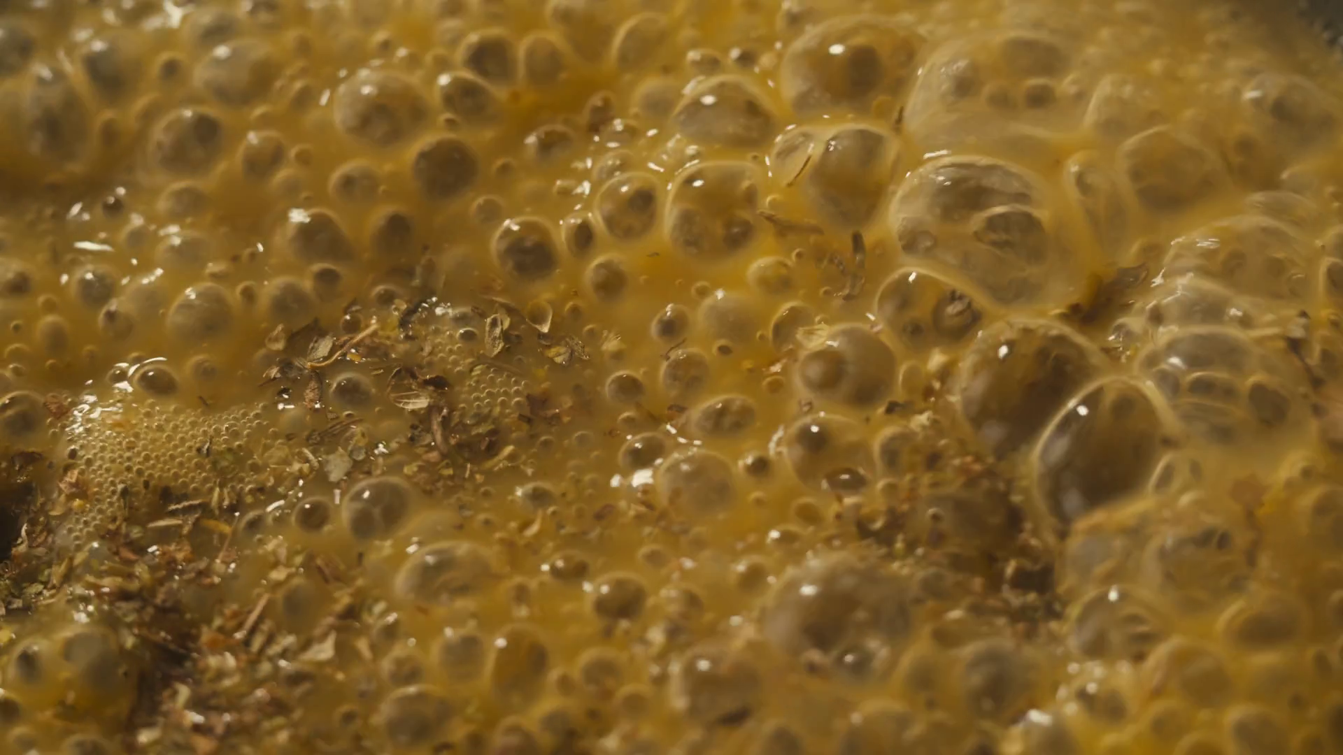 Close Up View Of Boiling Curry Sauce In Pan Stock Footage SBV-349082932 ...