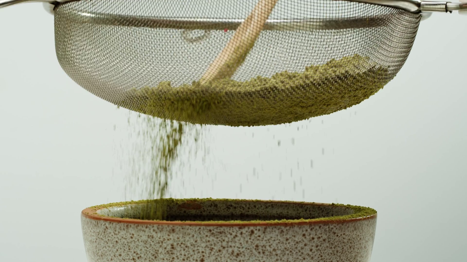 Matcha Green Tea Cooking Process Japanese Stock Footage SBV-352005187 ...