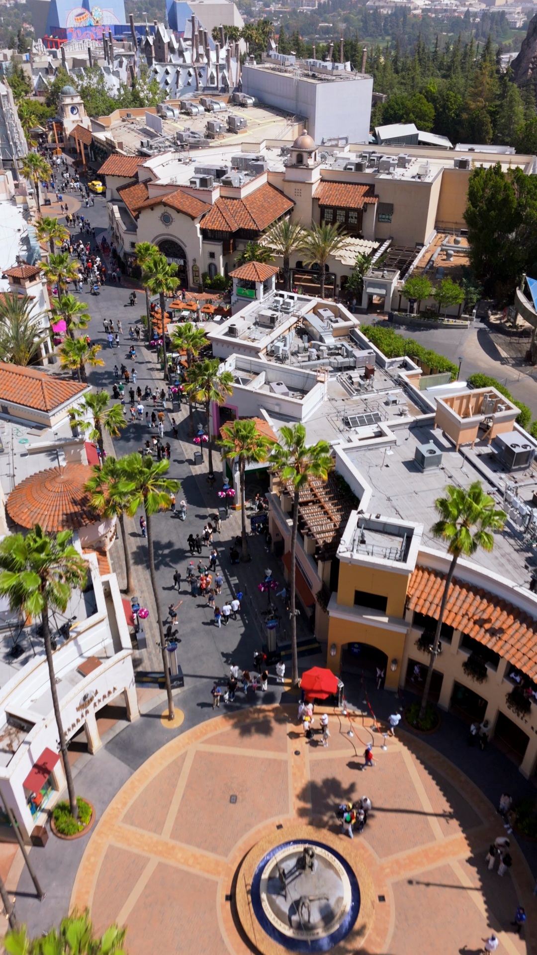 Aerial View Of Universal Studios Hollywood Stock Footage SBV-353082336 ...