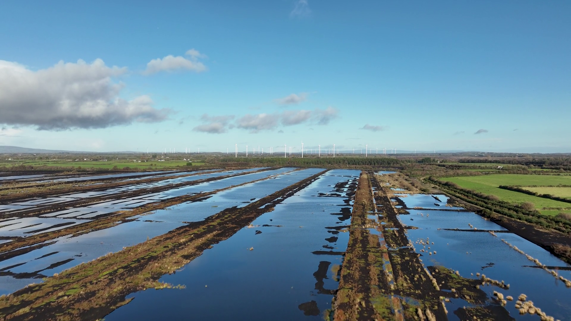 Rural Farm Affected Spring Flooding Stock Footage SBV-348919558 ...