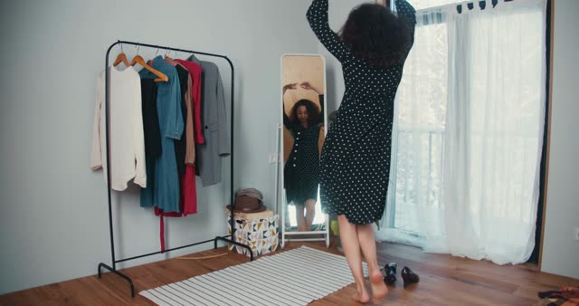 Woman Dressing Room Stock Footage: Royalty-Free Video Clips - Storyblocks