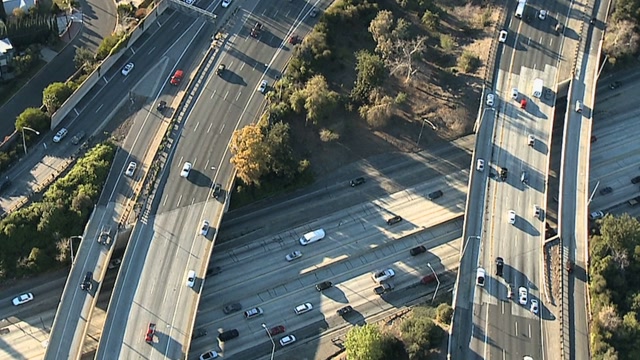 Aerial Freeway Stock Footage: Royalty-Free Video Clips - Storyblocks