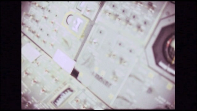 Astronaut On Lunar Surface Tethered To Module Stock Footage: Royalty ...