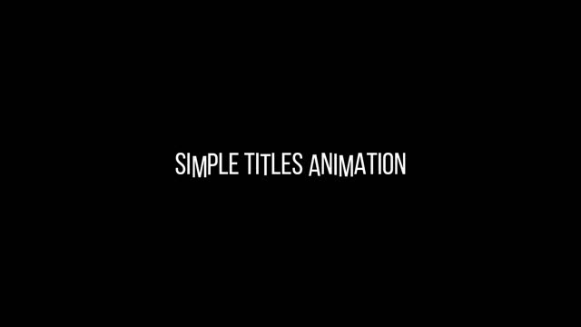Royalty-Free Titles Simple Templates - Storyblocks