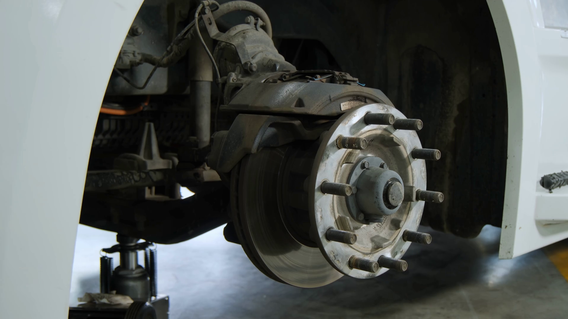 Wheel Hub On Track Various Devices Semi Stock Footage SBV-351782985 ...