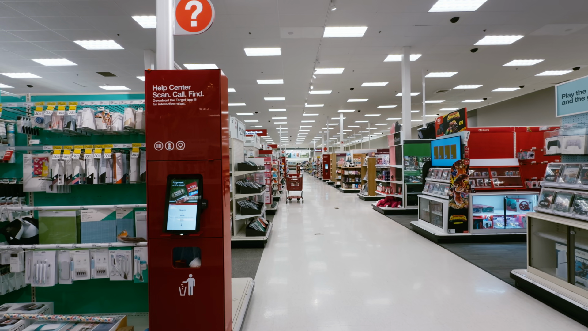 Retail Department Interior With Product Stock Footage SBV-354052959 ...