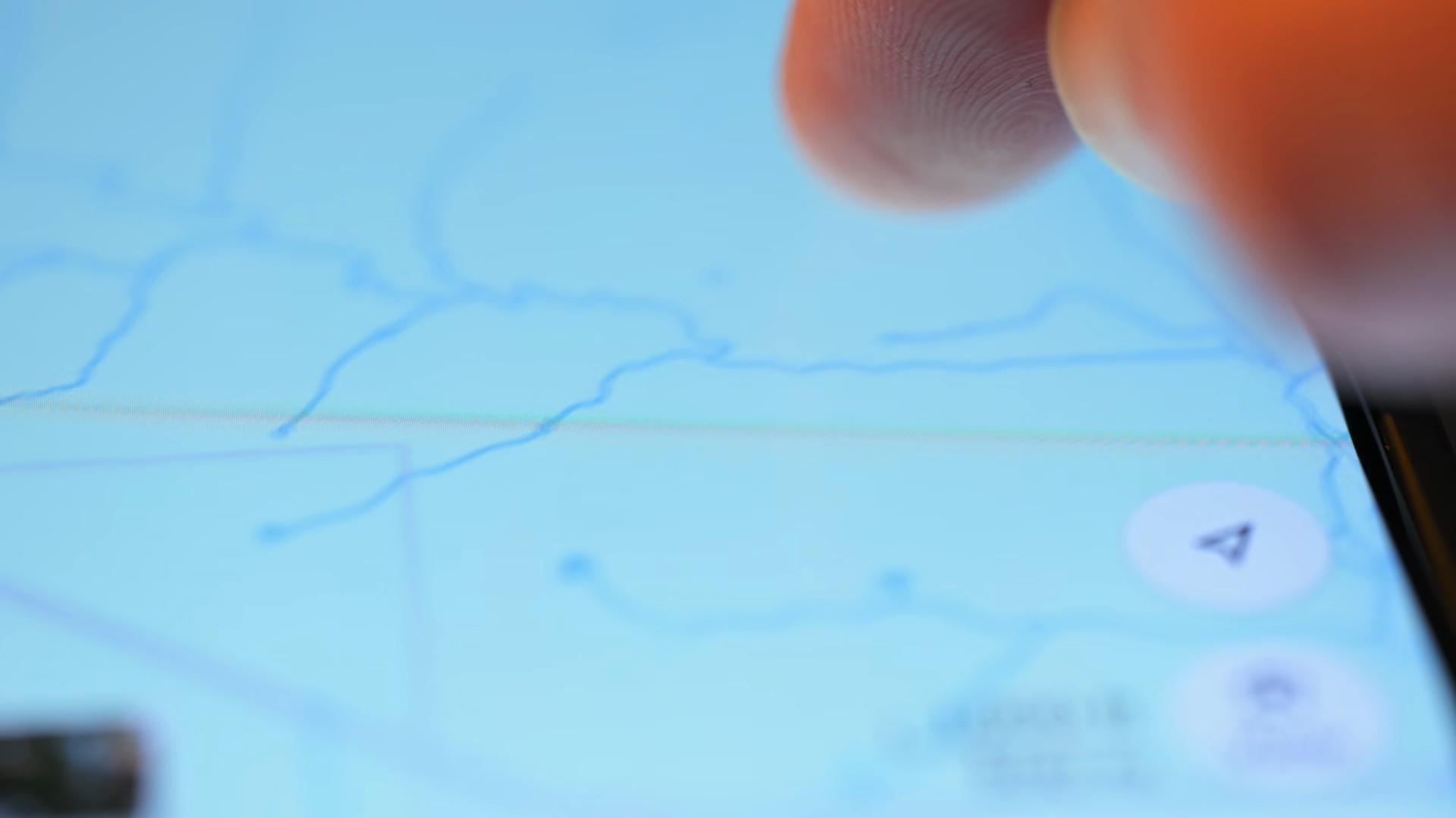 Finger Scrolling On Smartphone Map Stock Footage SBV-354450896 ...