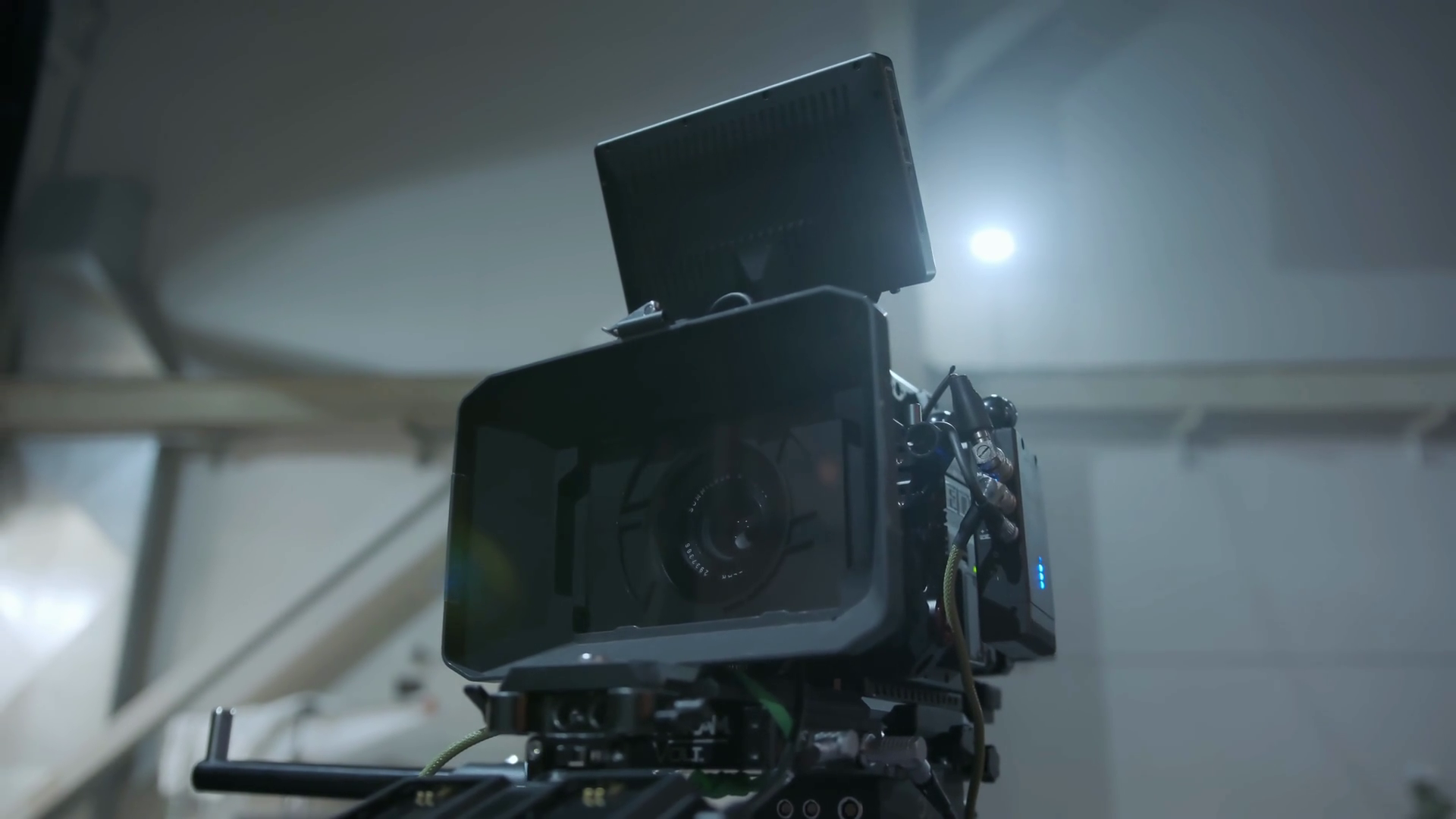 Professional Digital Cinema Camera With Set Stock Footage SBV-347730526 ...