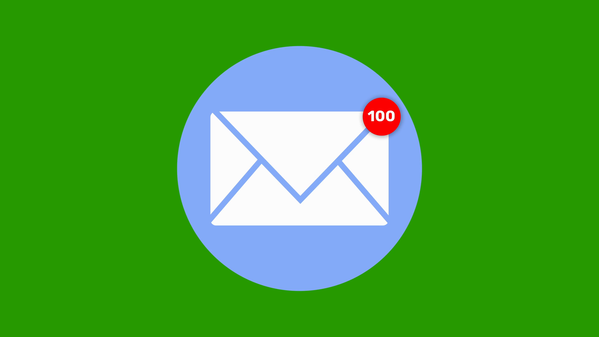 Message Alert Email Notification Icon Stock Motion Graphics SBV ...