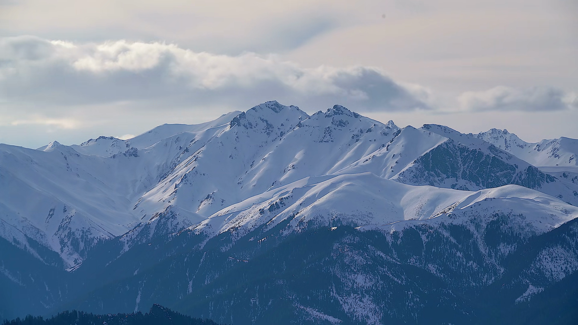 8k Timelapse Reveals Snow Covered Pyrenees Stock Footage SBV-354003299 ...