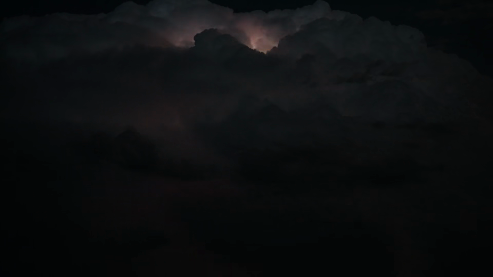 Dark Storm Clouds Filled With Flashes Of Stock Footage SBV-353975820 ...