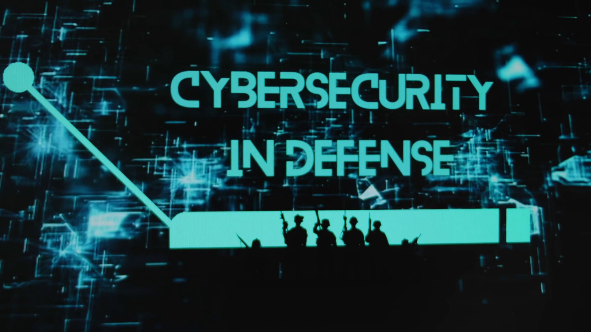 Cybersecurity In Defense Inscription On Stock Motion Graphics SBV ...