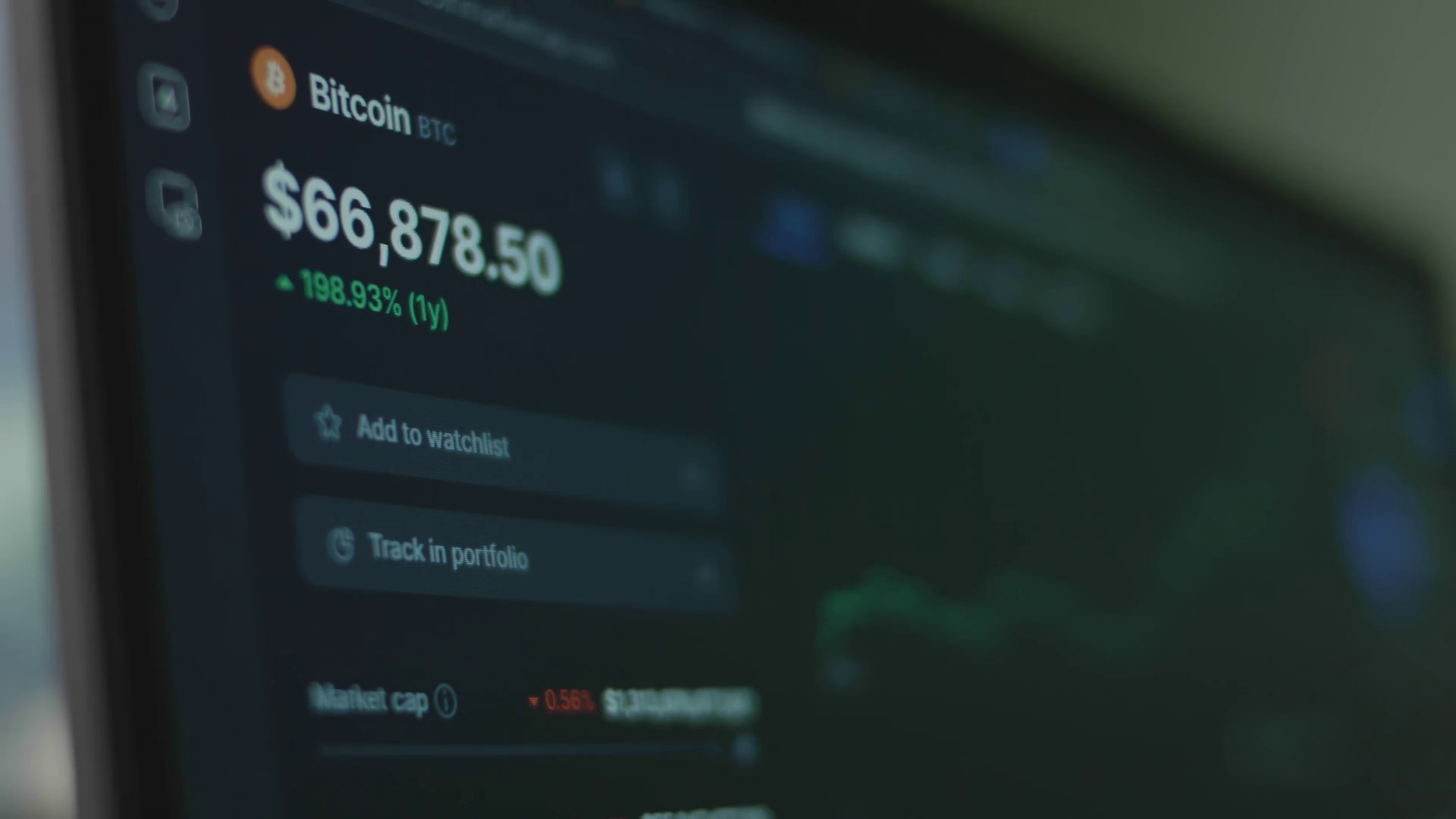 Bitcoin Price On Rise On Computer Screen Stock Footage SBV-348966617 ...