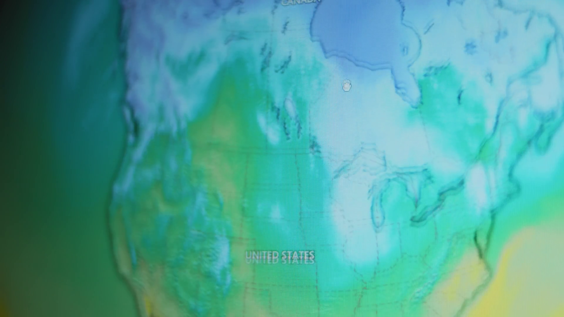Weather Map Graphic Presentation Of Earth Stock Footage SBV-348975147 ...