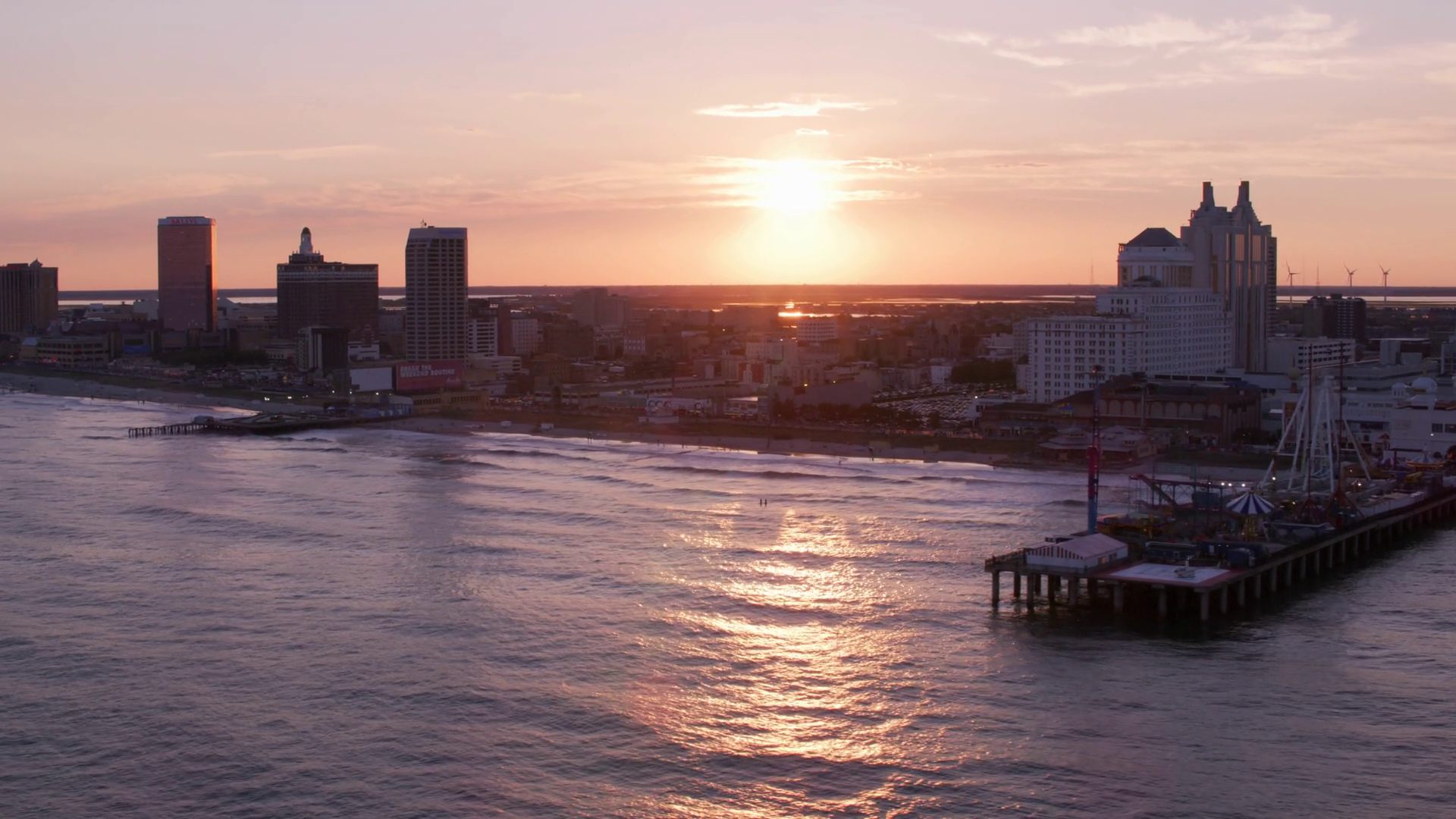 Atlantic City New Jersey Circa-2017 Aerial Stock Footage SBV-347666823 ...
