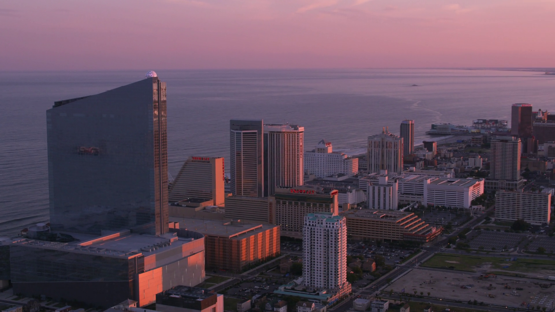 Atlantic City New Jersey Circa-2017 Aerial Stock Footage SBV-347666892 ...