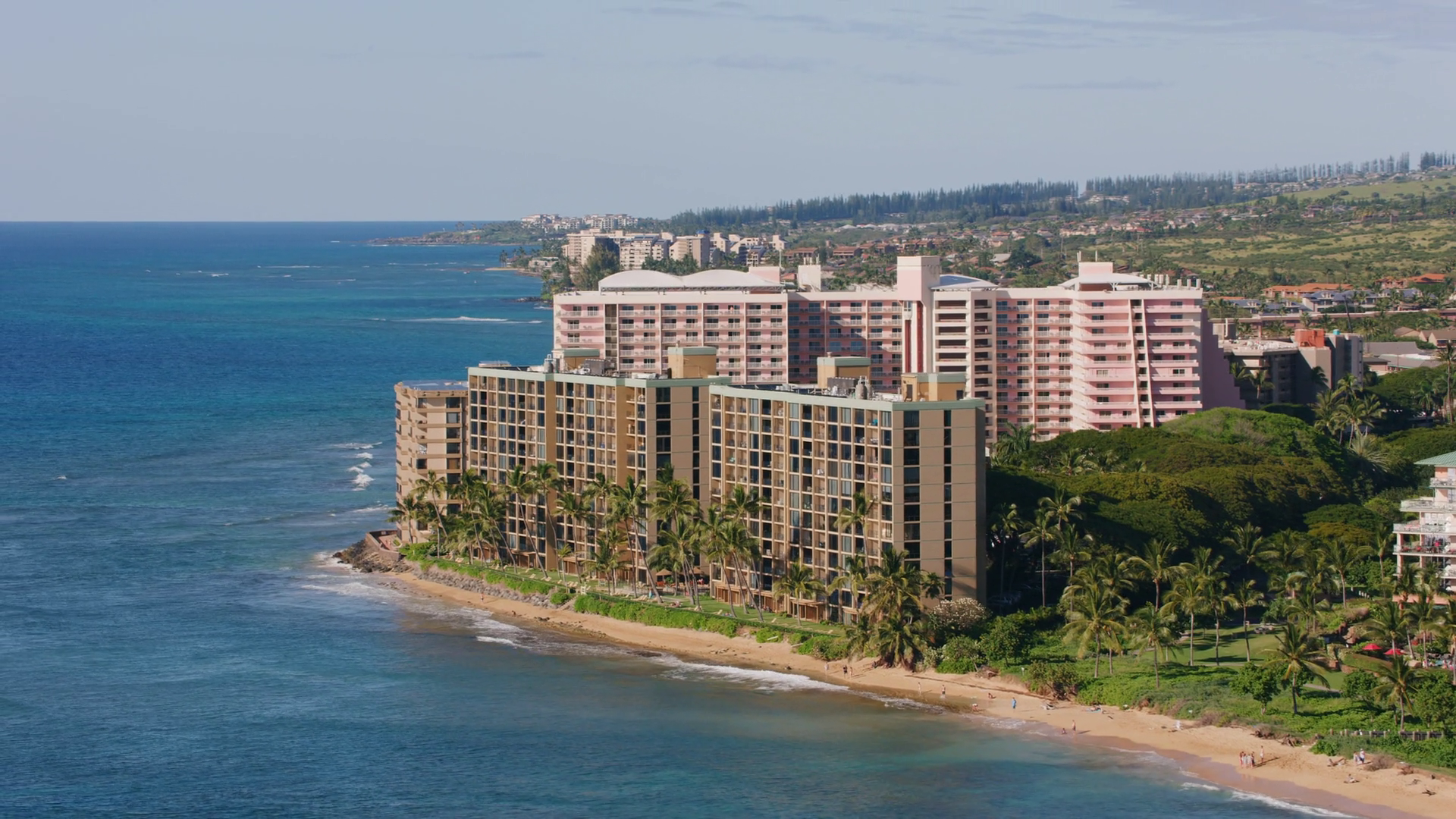 Maui Hawaii Circa-2018 Aerial View Of Stock Footage SBV-347693846 ...