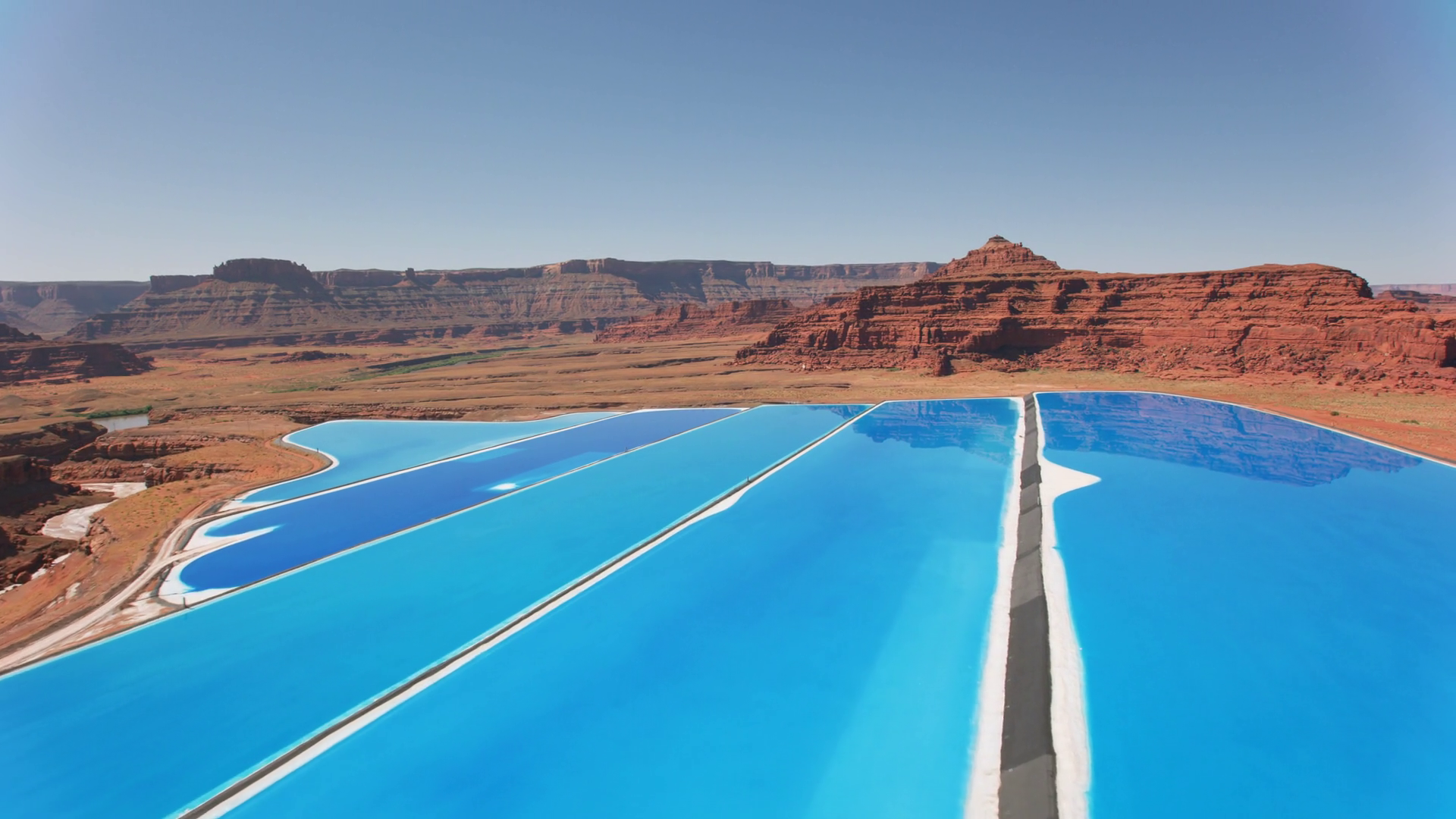 Utah Circa-2019 Aerial View Of Potash Stock Footage SBV-347722283 ...