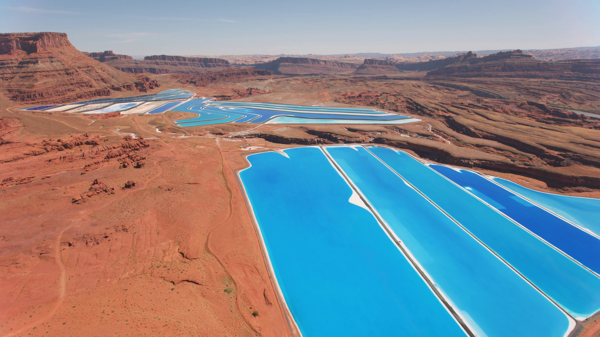 Utah Circa-2019 Aerial View Of Potash Stock Footage SBV-347722291 ...