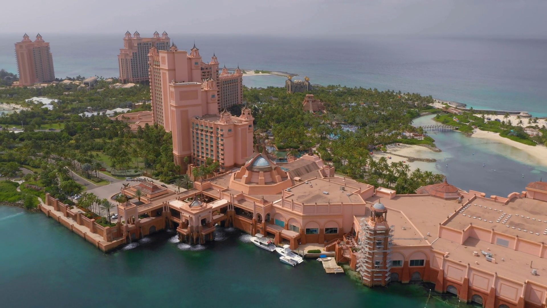 Nassau Bahamas Circa-2021: Aerial View Of Stock Footage SBV-347747243 ...