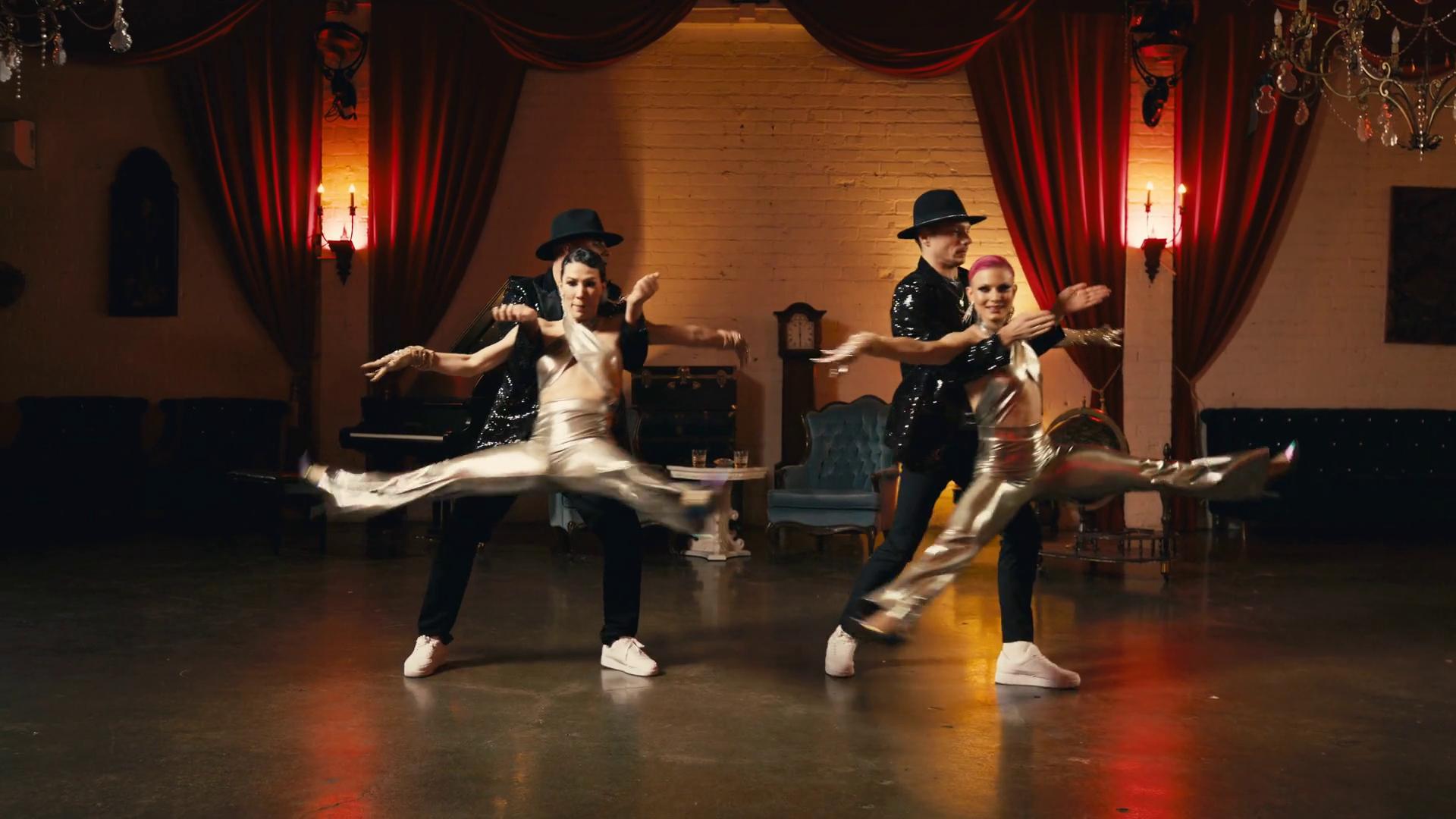 Group Dancers Moving Synchronized Stock Footage SBV-347623481 - Storyblocks