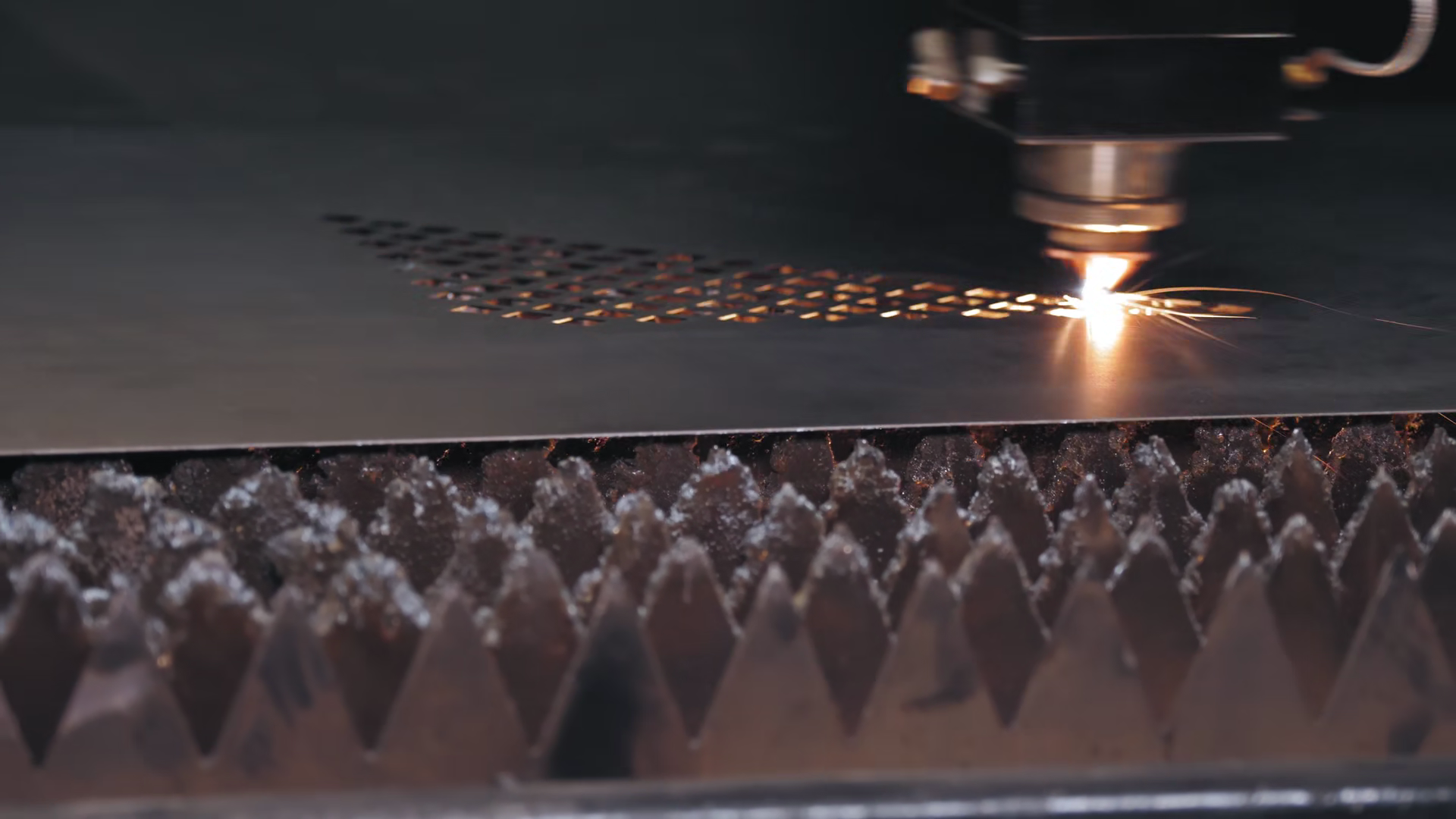 Detailed Close-up Of Laser Beam Interaction Stock Footage SBV-353676776 ...