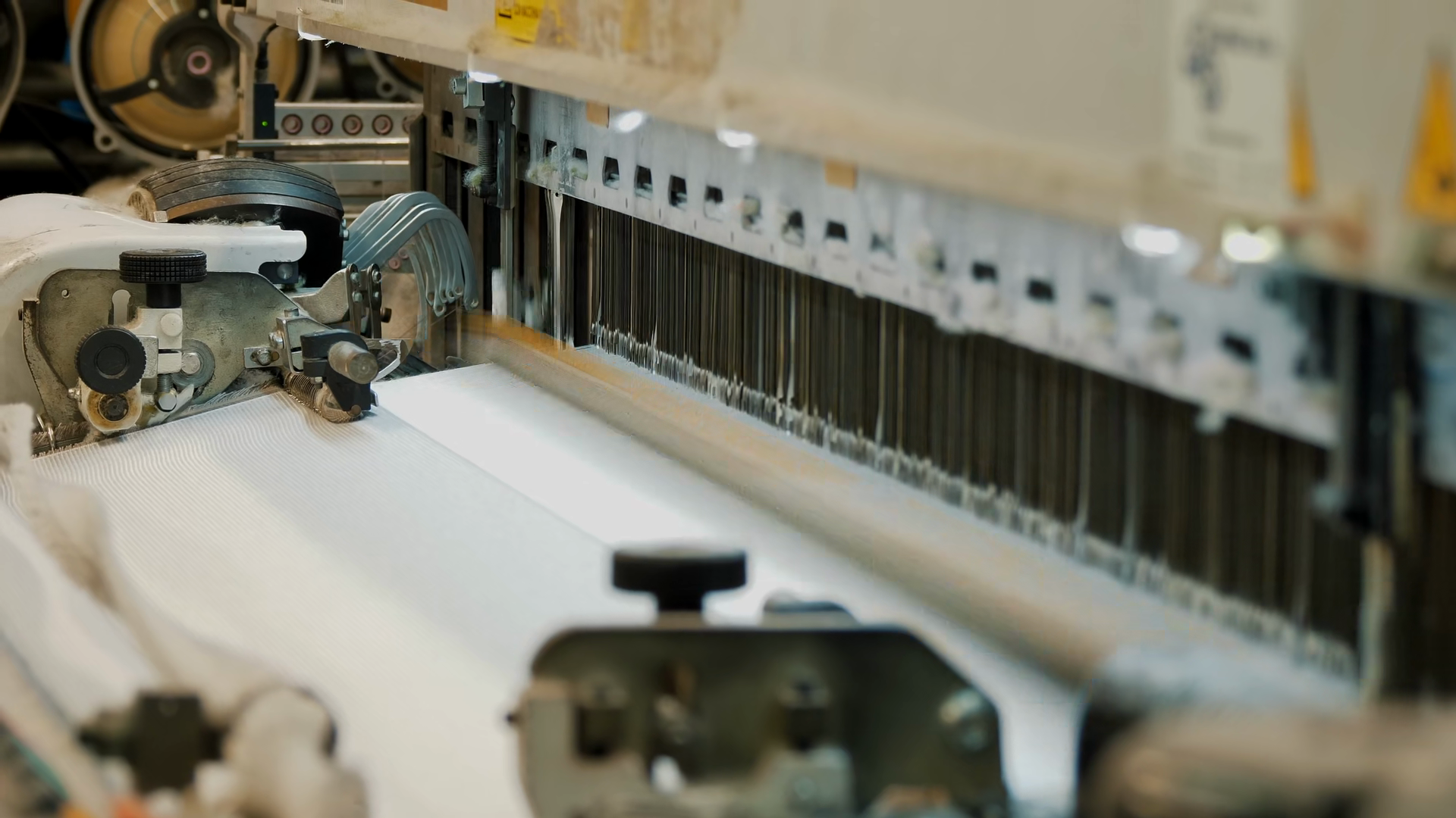 Textile Production Line With Automated Stock Footage SBV-353793126 ...