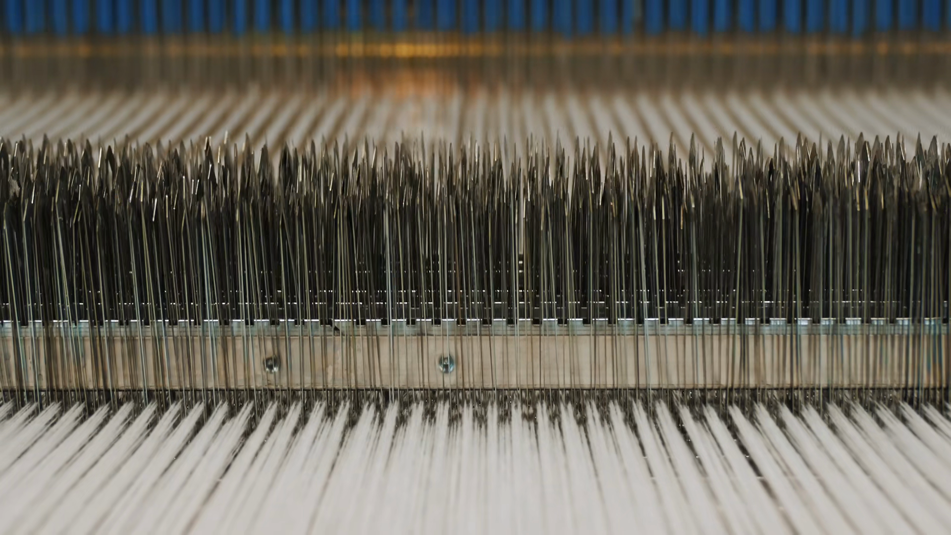 High-tech Weaving Loom Fabricating Cloth In Stock Footage SBV-353793585 ...