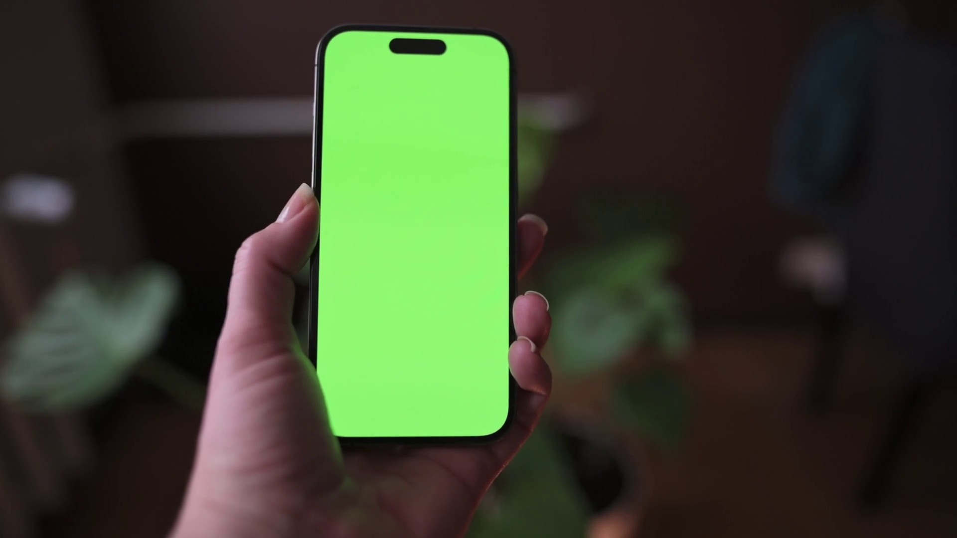 Hand Holding Smartphone With Green Screen Stock Footage SBV-351829496 ...