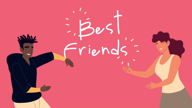 Friendship Animation Stock Footage: Royalty-Free Video Clips - Storyblocks