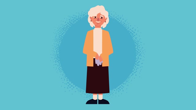 Senior Illustration Stock Footage: Royalty-Free Video Clips - Storyblocks